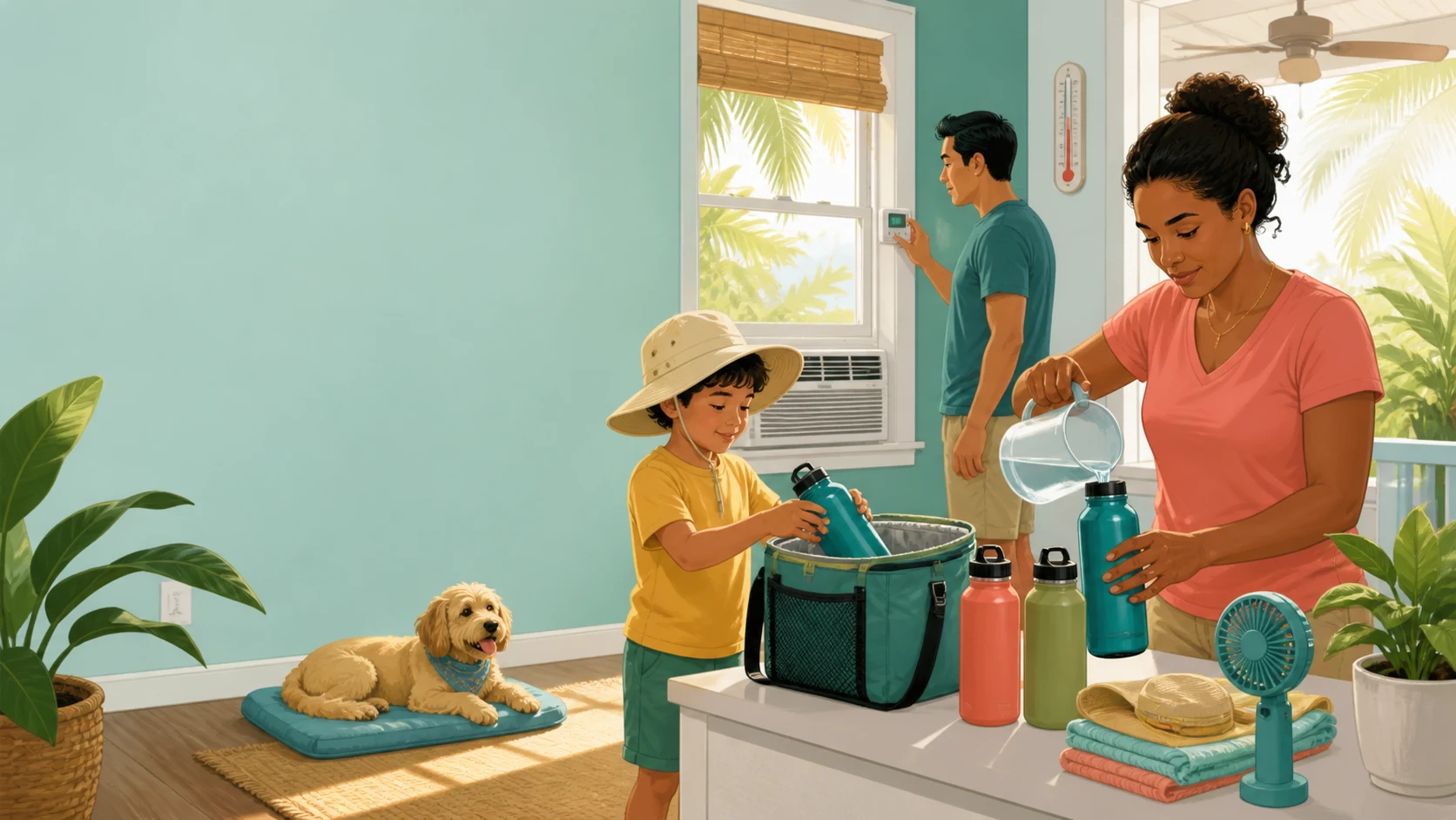 Cómo prepararse para el calor extremo de Florida